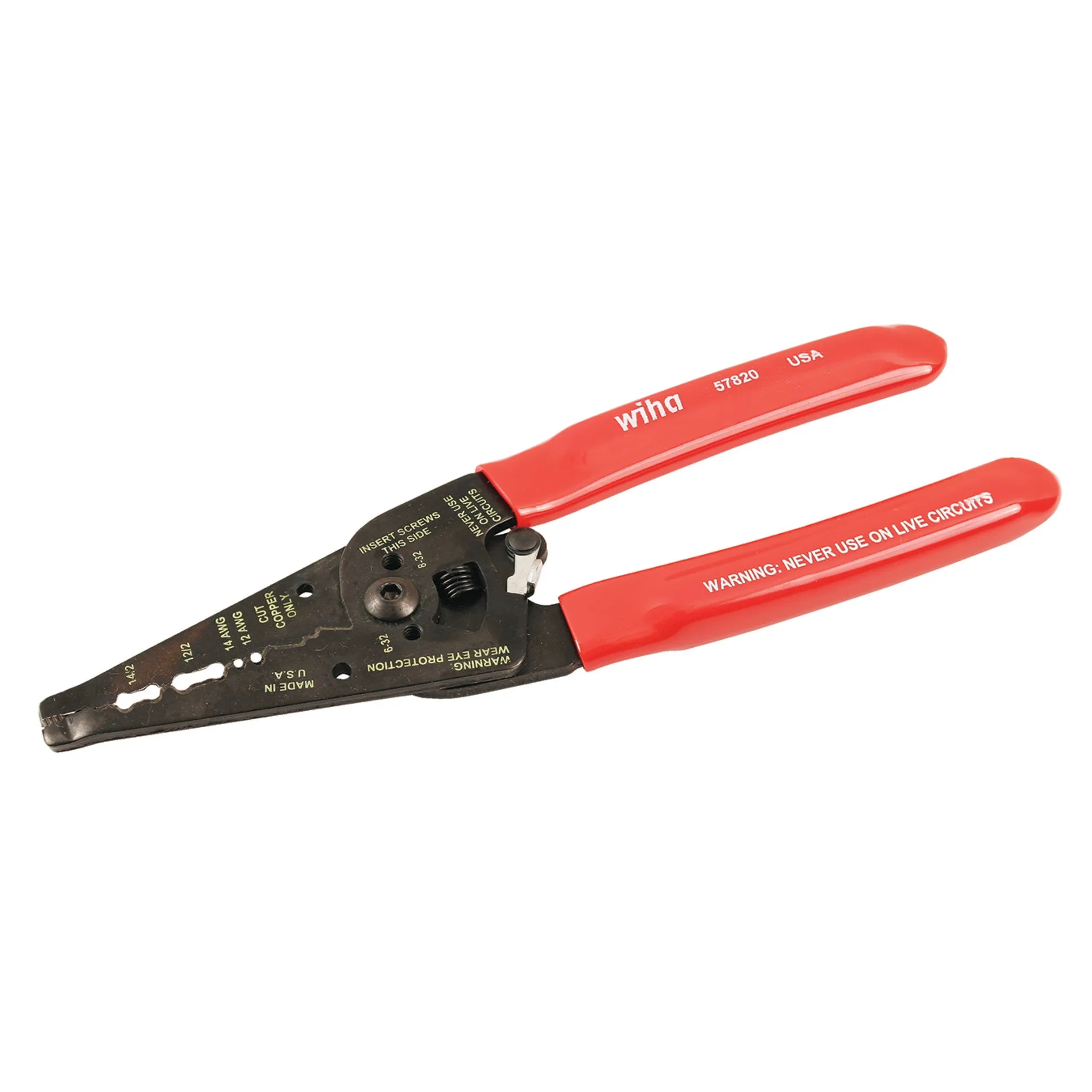 Classic Grip Wire Strippers Dual NM-B Cable 7.75"