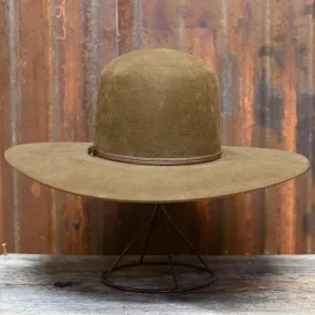 Cofer Hat Company Open Crown 50% Beaver Winchester Felt in Whiskey