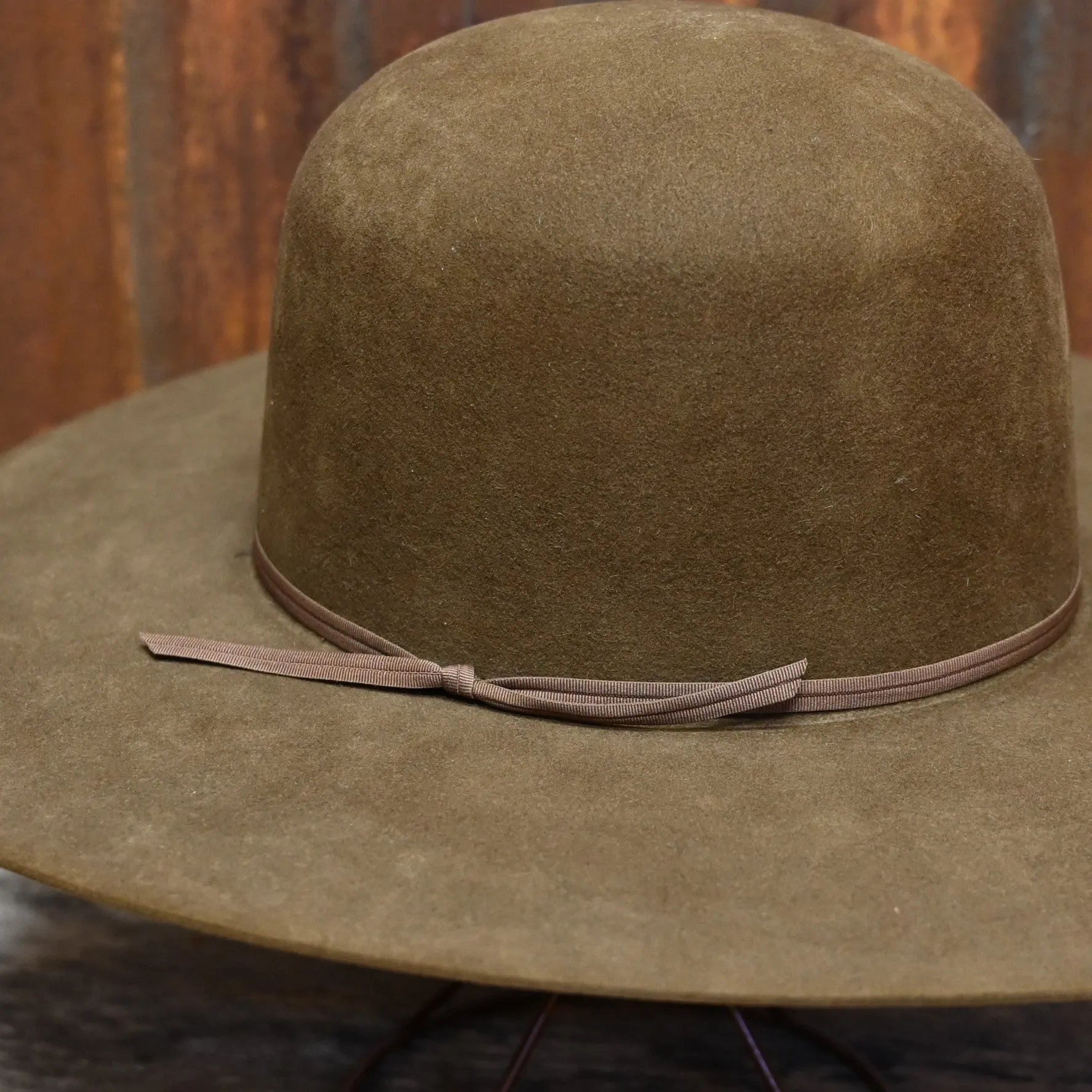 Cofer Hat Company Open Crown 50% Beaver Winchester Felt in Whiskey