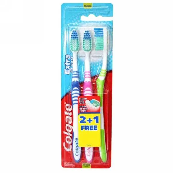 COLGATE EXTRA CLEAN TRIPLE PACK SOFT