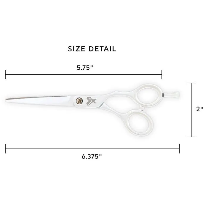 Cricket Shear Xpressions White Party 5.75" Shear