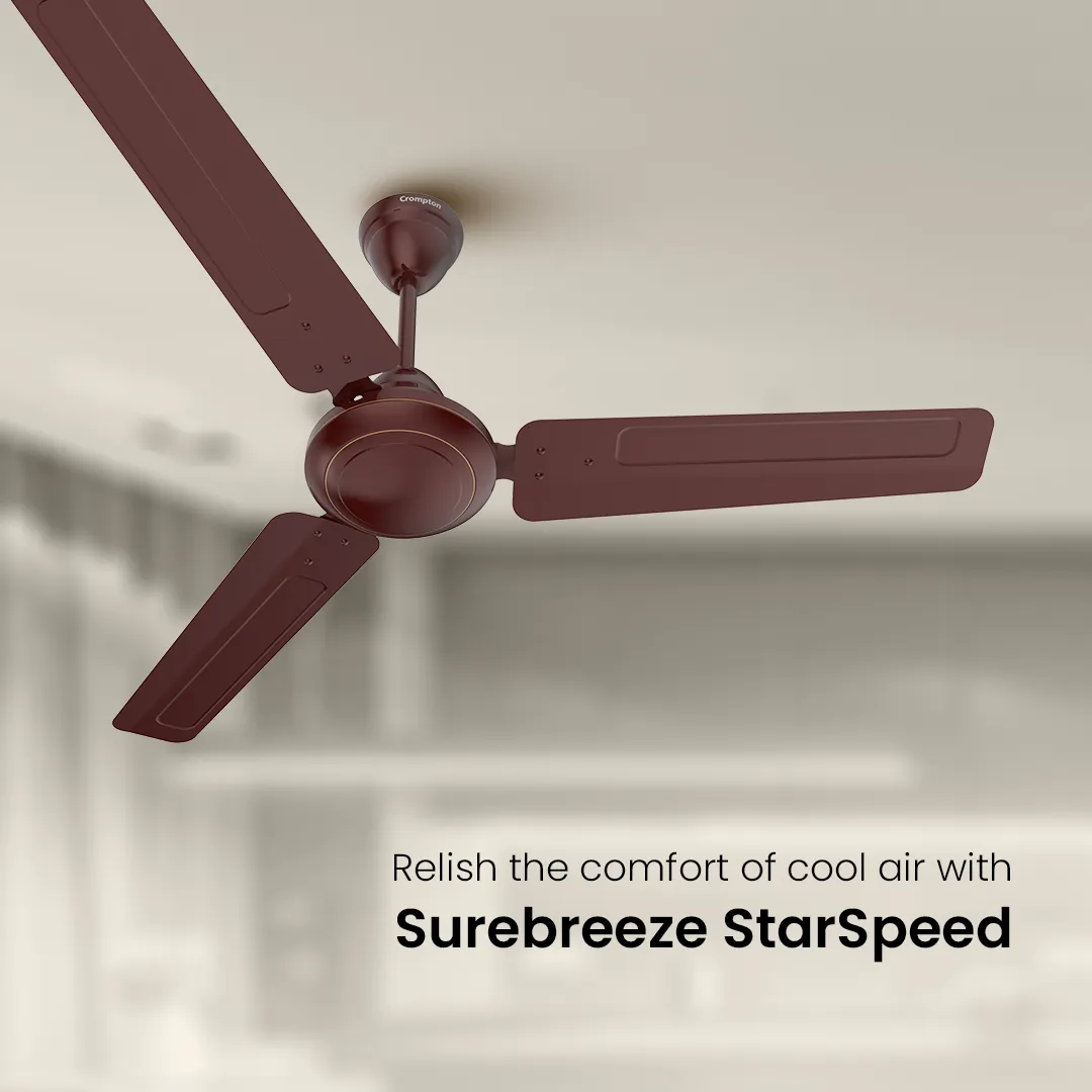 Crompton Surebreeze Starspeed| Ceiling Fan