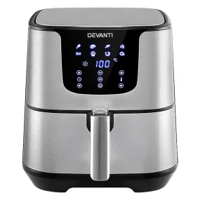 Devanti Air Fryer 7L LCD Fryers Oil Free Oven Airfryer Kitchen Healthy