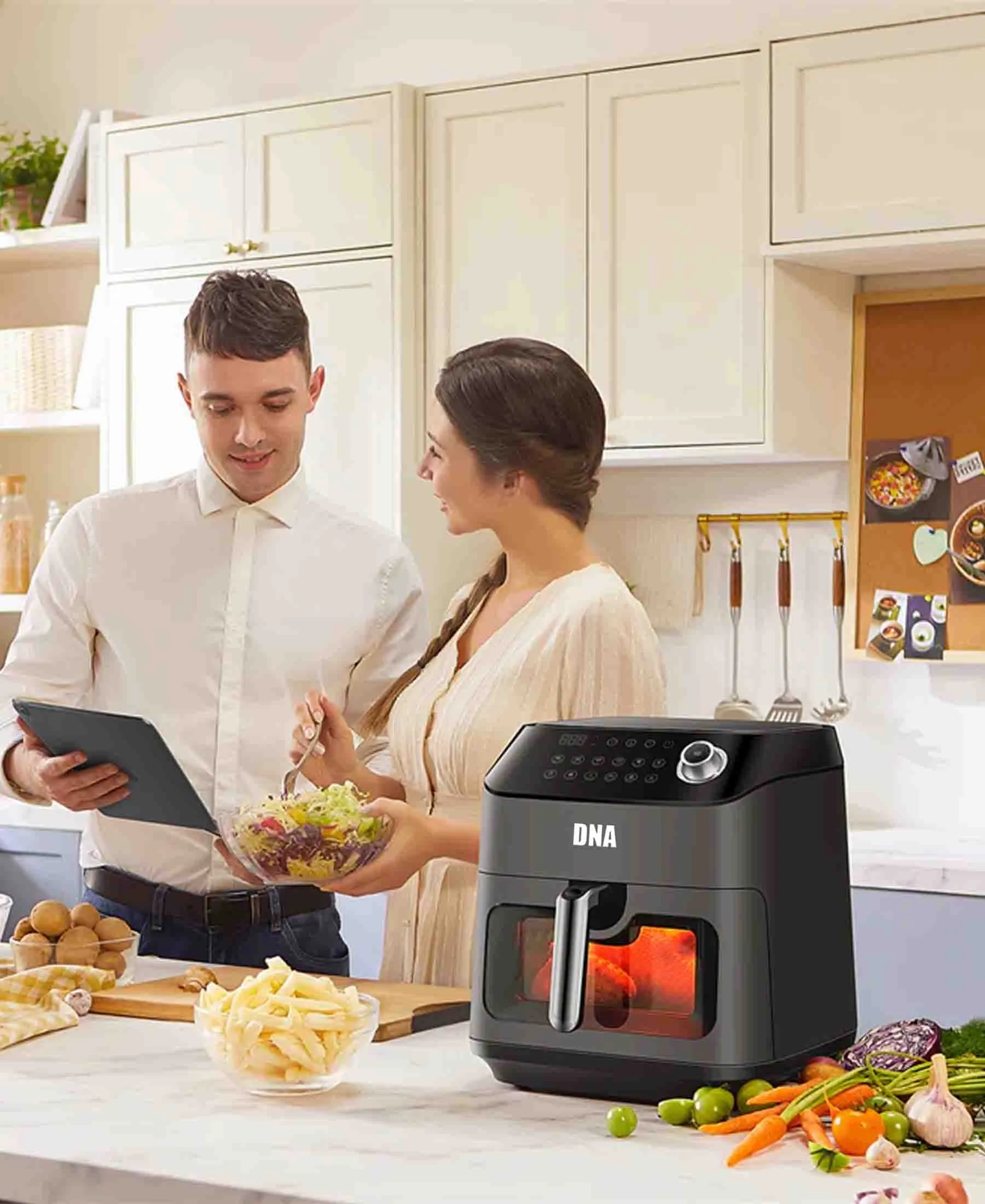 DNA 5.7L Smart Air Fryer - Black