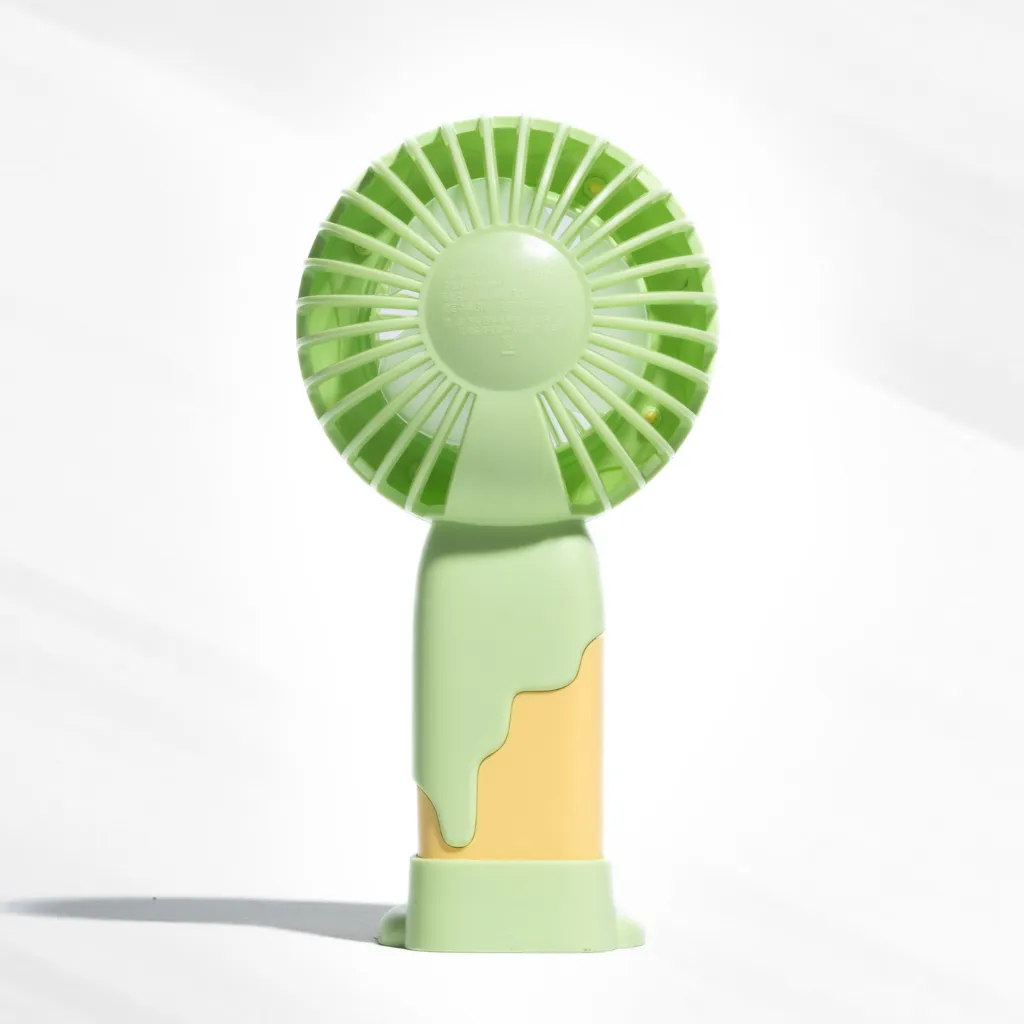 Doughnut Fan with Phone Stand - Green