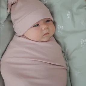 Dusty Rose Merino/Bamboo Swaddle