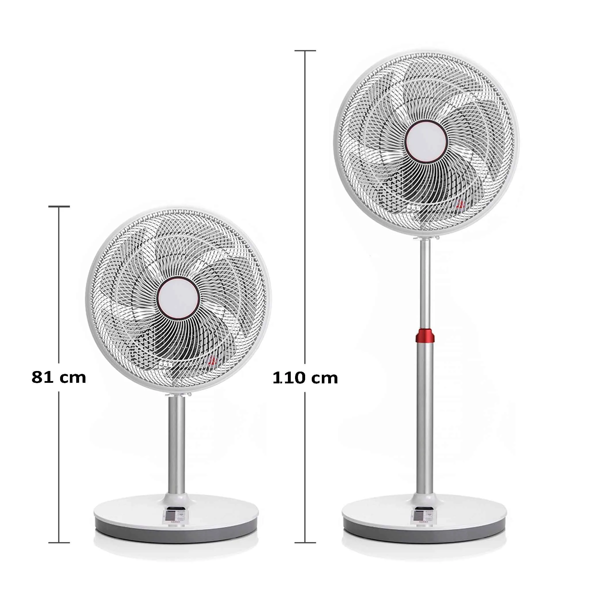 EcoAir Kinetic Fan 14" - Ultra Low Noise at 11.1 dBA and Super Low Energy  at 1 -18 Watt