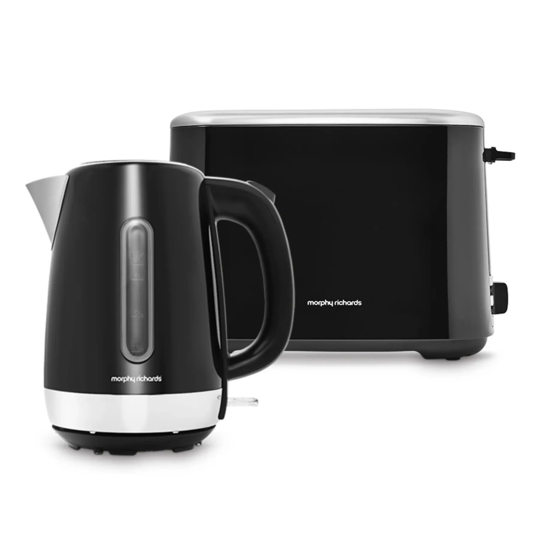 Equip Black Kettle, Toaster & Manual 3.5 Litre Air Fryer Bundle