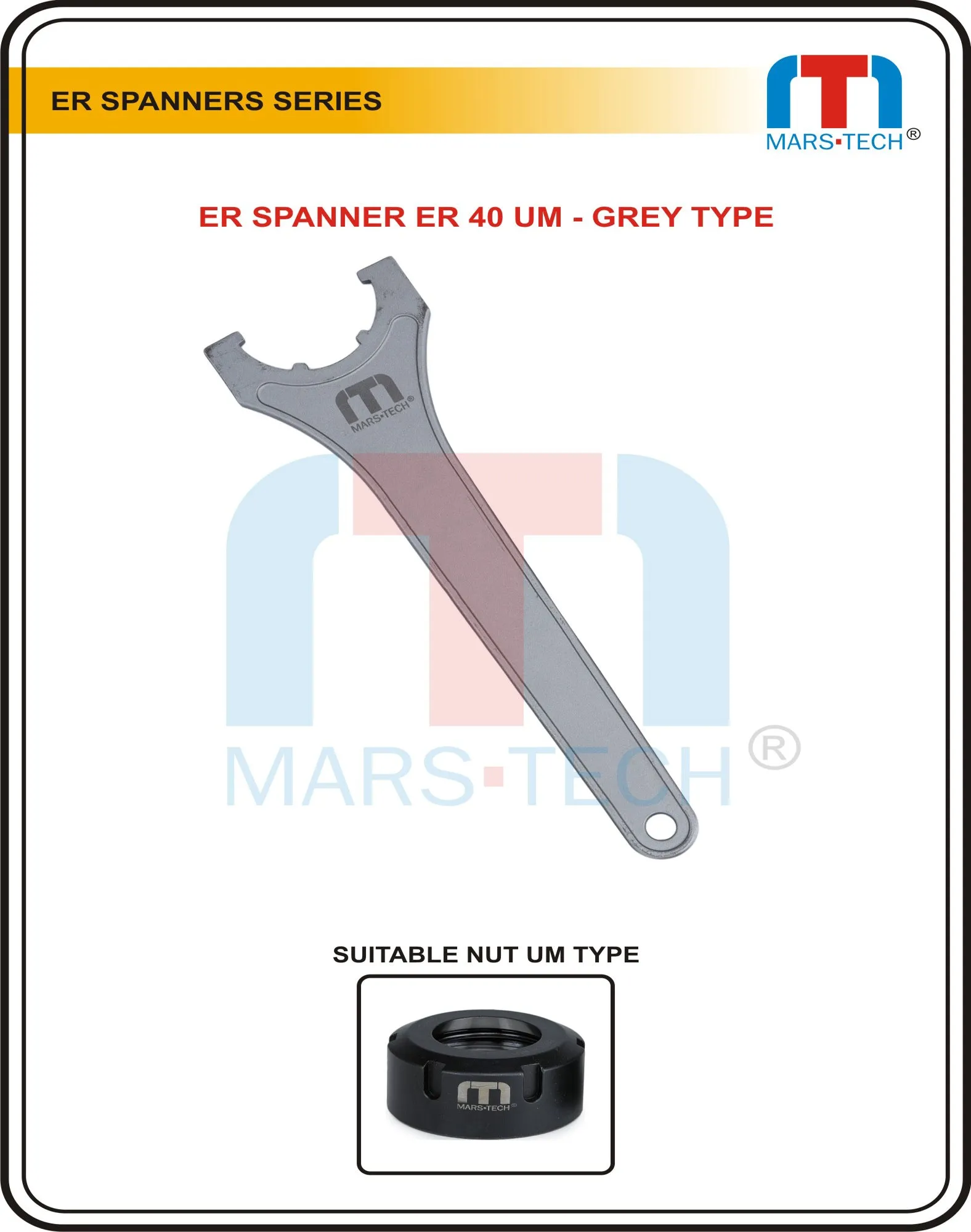 ER40 Spanner UM TYPE And C TYPE For ER40 Nut Collet Chuck