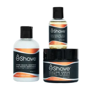 eShave Orange Sandalwood Shaving Collection