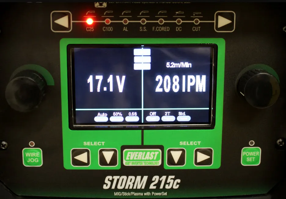 Everlast STORM 215C MIG/Stick Welder & Plasma Cutter EV-215C