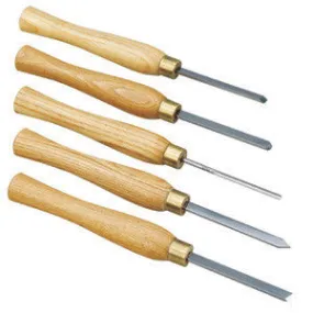 Five piece HSS chisel set