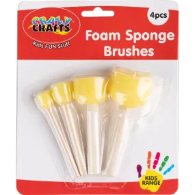 Foam Sponge Brush - 4pcs