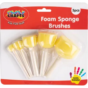 Foam Sponge Brush - 5pcs