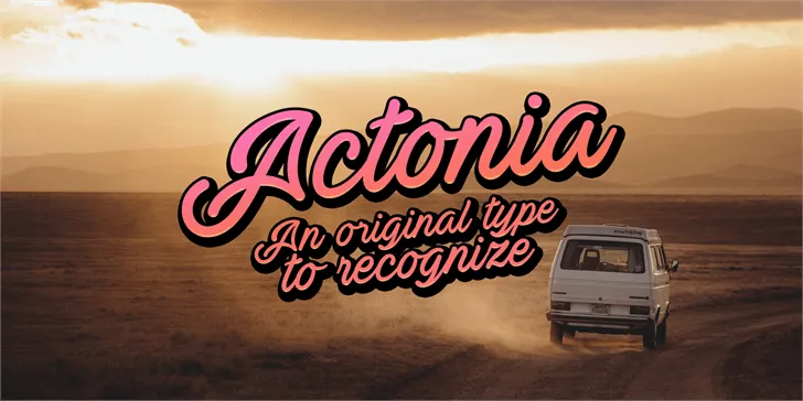 Free Actonia Font