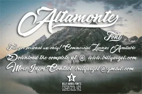 Free Altamonte Font