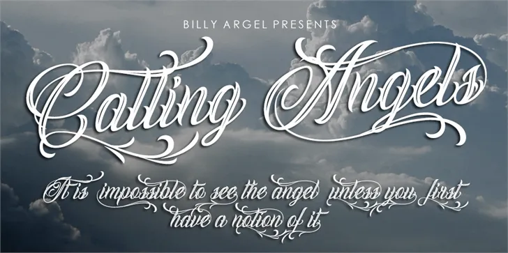 Free Calling Angels Font