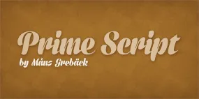 Free Prime Script Font