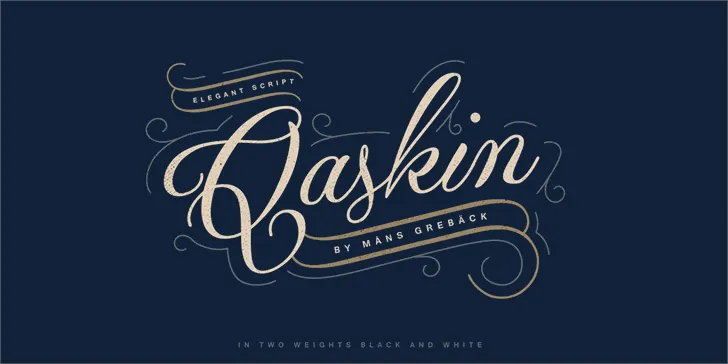 Free Qaskin Black Font