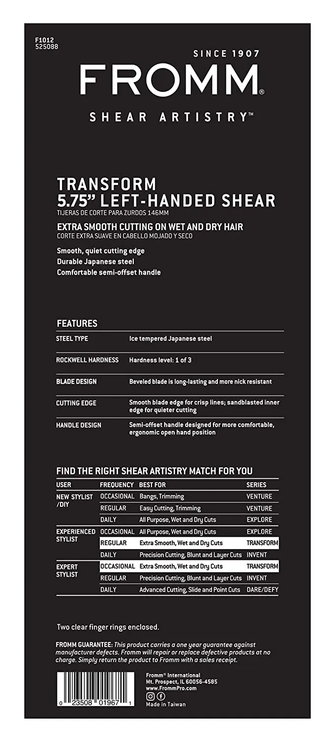 FROMM F1012 Transform 5.75" Left-Handed Shear