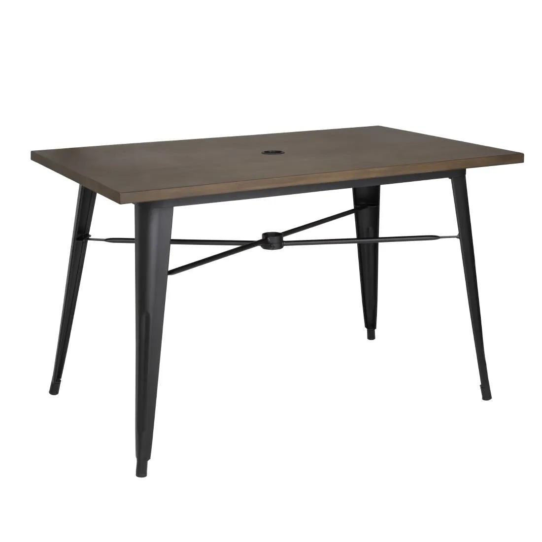 FT955 Bolero Complete OutdoorTable 120x76x76cm - Dark Wood