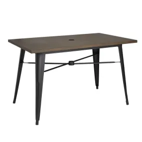 FT955 Bolero Complete OutdoorTable 120x76x76cm - Dark Wood