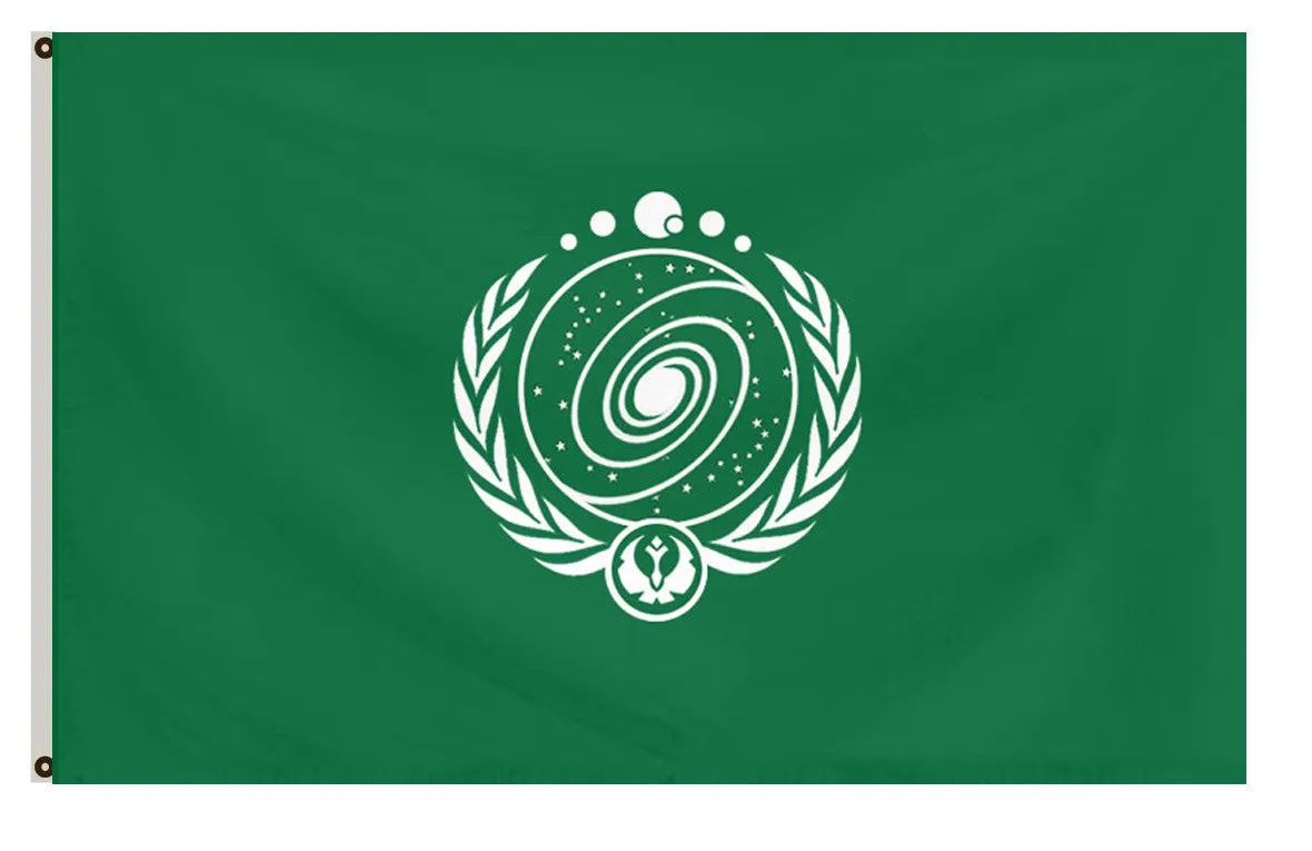 Fyon Star Wars Star Trek fans banner The Galactic Federation of Free Alliances Flag