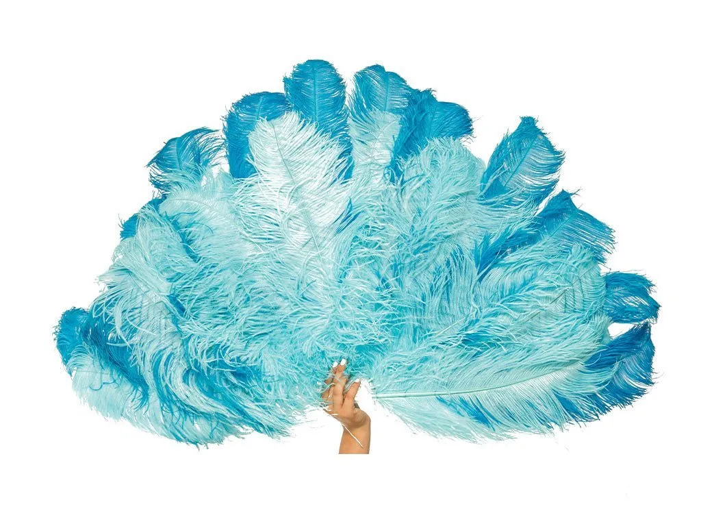 Glamour Burlesque Fan - Double Layer