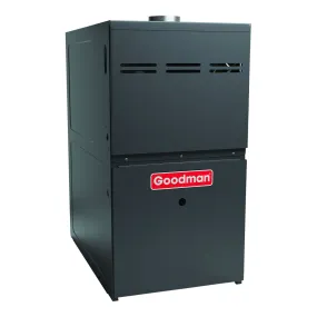 Goodman 80% AFUE 80,000 BTU Single Stage Gas Furnace - Upflow/Horizontal - 21" Cabinet - 1,600 CFM