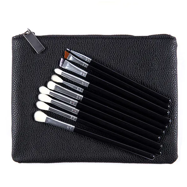 GRBT Pro Series Natural Blend 10pcs Essential Eyes Brush Set