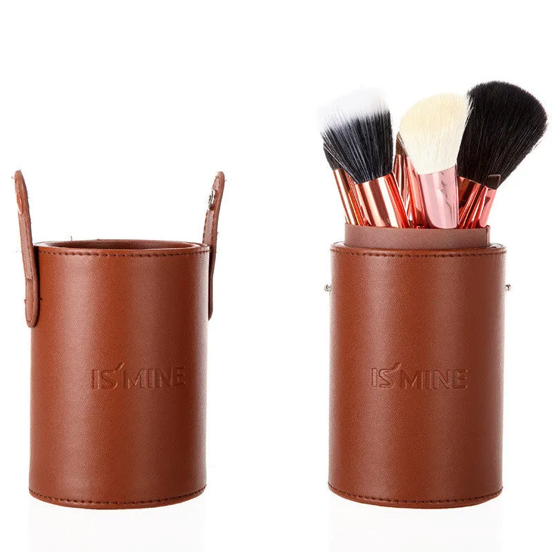 High Quality Newest Pro 13 PCS Powder Blush Makeup Brush Cosmetic Brushes Set Kit   Cup Holder Case