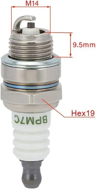 Hipa (Pack Of 3) Aftermarket Spark Plug for # BPM7C BPMR7A NGK(6703)