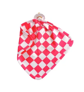 HOT PINK   WHITE CHECKER | LOVIE