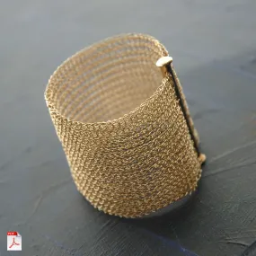 How to crochet a Cuff Bracelet , PDF pattern