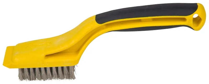 Hyde 46800 Stripping Brush, 2-1/4 x 1-1/8 in Brush, Stainless Steel Trim :EA: QUANTITY: 1