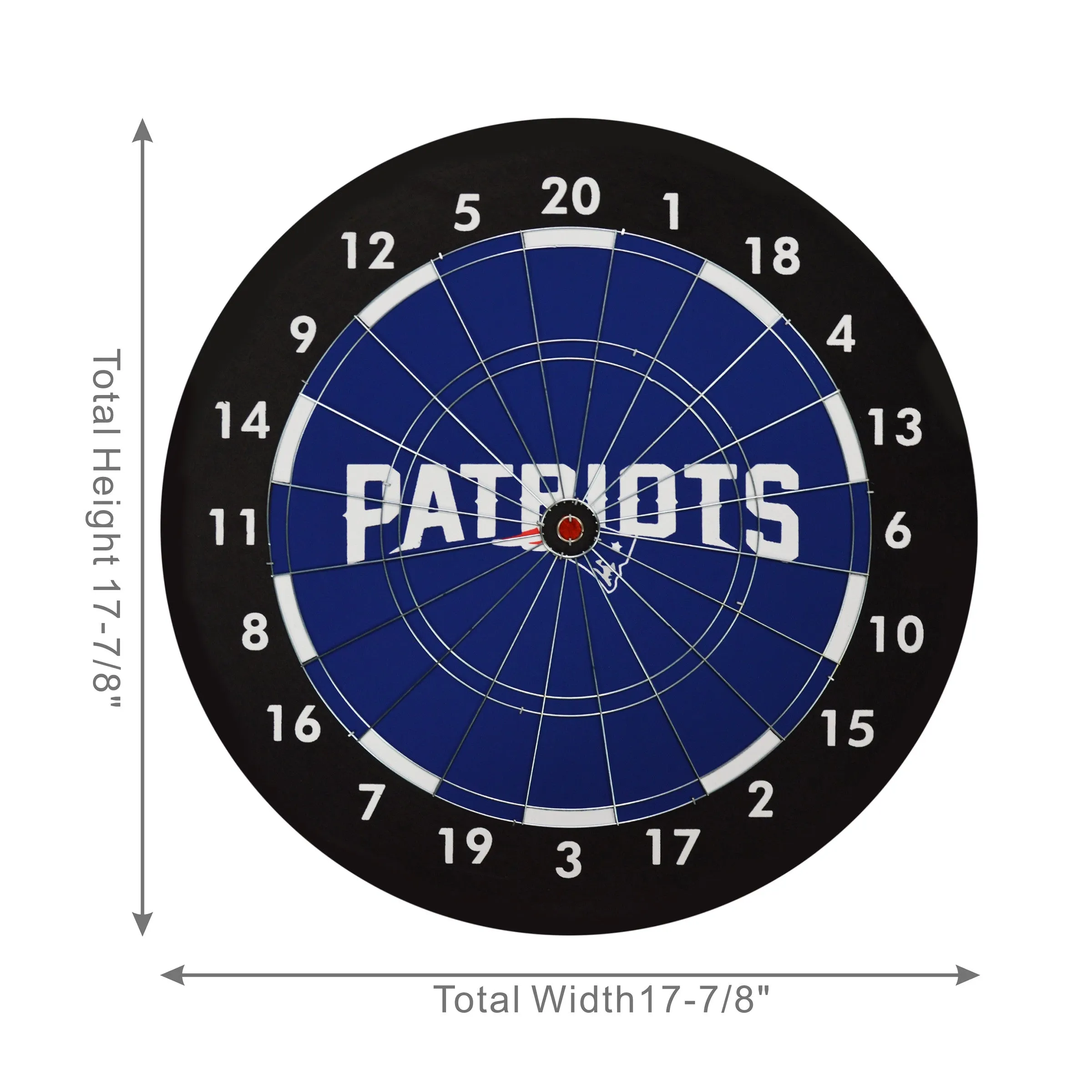 Imperial New England Patriots Dartboard Gift Set