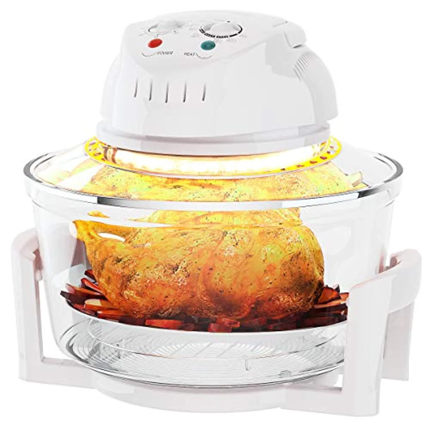 Infrared Halogen Convection Oven with Stainless Steel Extender Ring