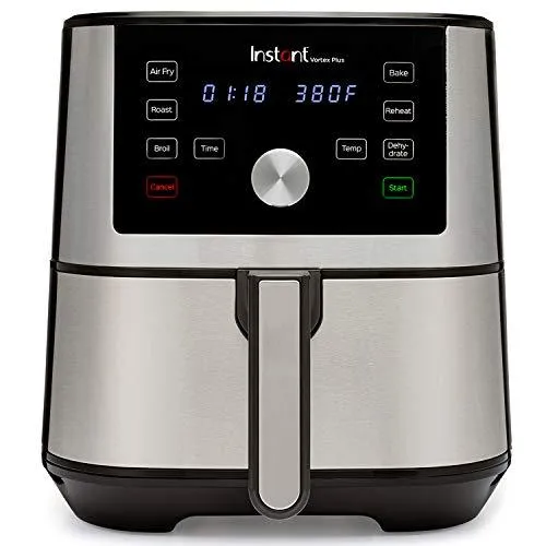 Instant Pot Vortex Plus 6-in-1 Air Fryer, 6 Quart, 6 One-Touch Programs, Air Fry, Roast, Broil, Bake, Reheat, and Dehydrate