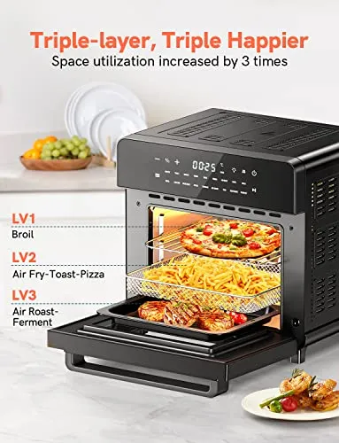 Involly 18 in 1 Air Fryer Oven, 15L (New)