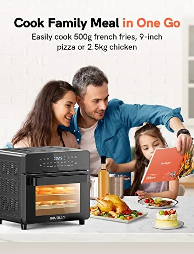 Involly 18 in 1 Air Fryer Oven, 15L (New)