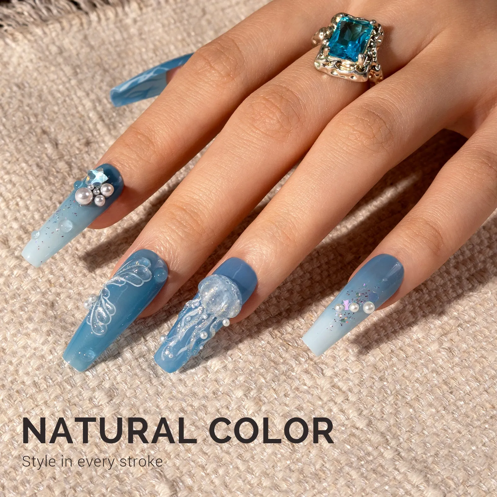 Jeweliver Jelly Gel Polish 15ml - Blue Topaz - JP53