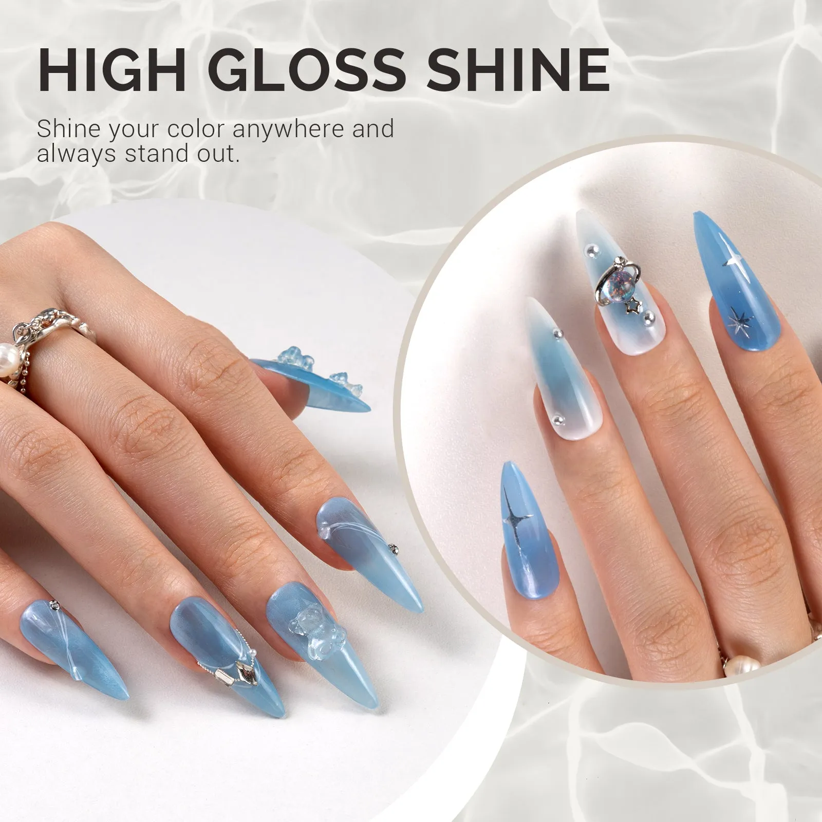 Jeweliver Jelly Gel Polish 15ml - Blue Topaz - JP53