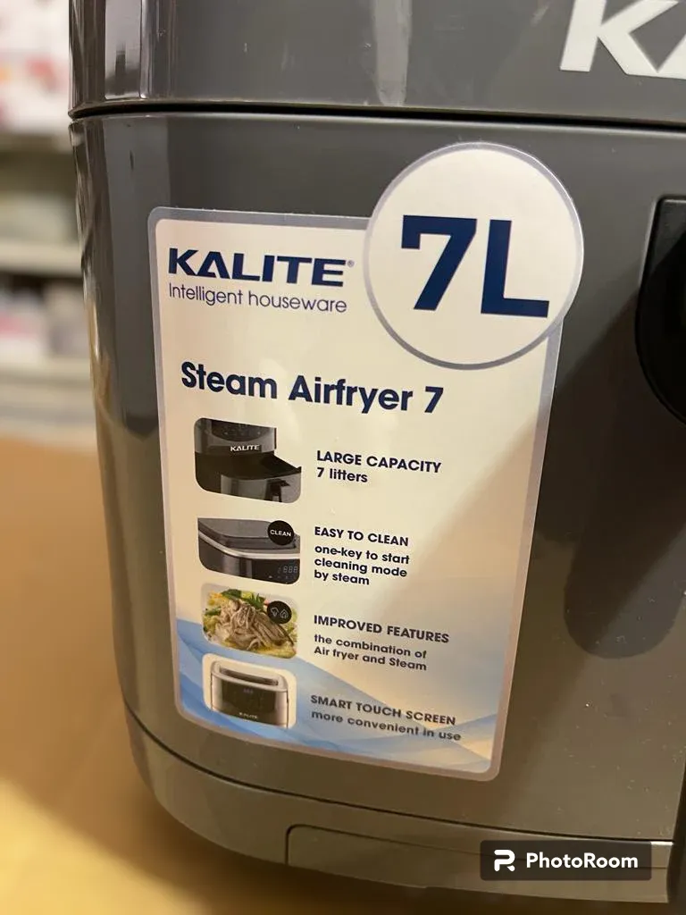 KALITE Digital Air Fryers with Steamer XXL 7L