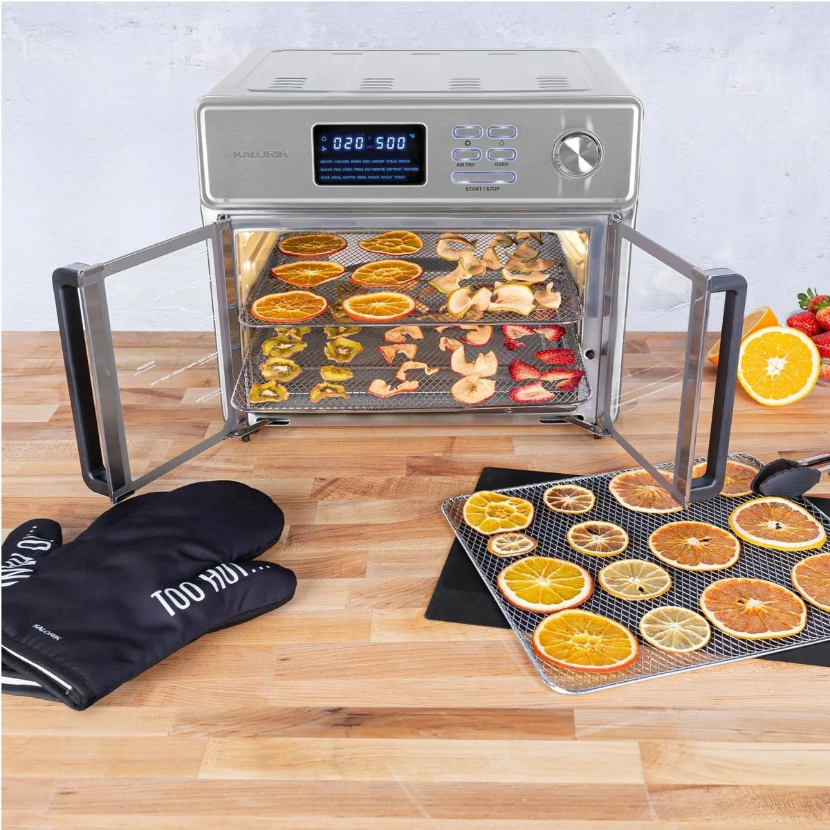 Kalorik MAXX® "Ride or Dry" 7-Piece Food Dehydrator Set