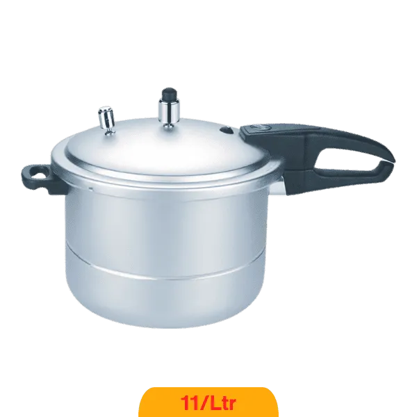 KITCHEN KING PRESSURE COOKER   STEAMER 2IN1 11LTR