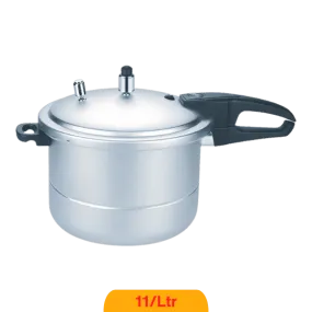 KITCHEN KING PRESSURE COOKER   STEAMER 2IN1 11LTR