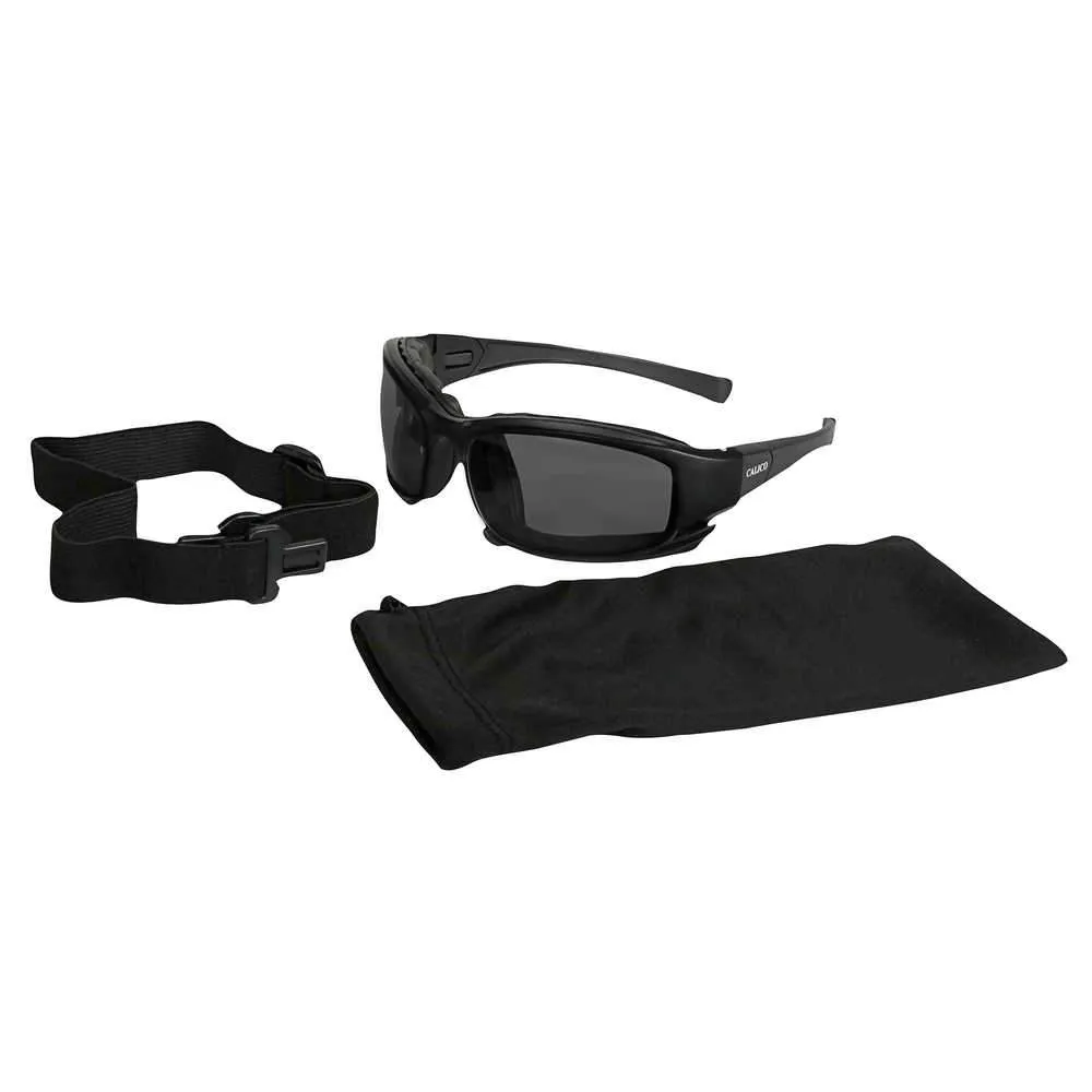 Kleenguard Calico V50 Safety Glasses/Goggle Hybrid with Anti-Fog Lens, Foam Padding, Interchangeable Temples, Head Strap and Microfiber Bag/Cleaning Cloth