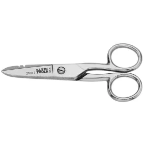 Klein 2100-7 Electrician's Scissors - Stripping Notches