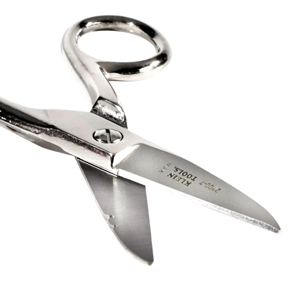 Klein 2100-7 Electrician's Scissors - Stripping Notches