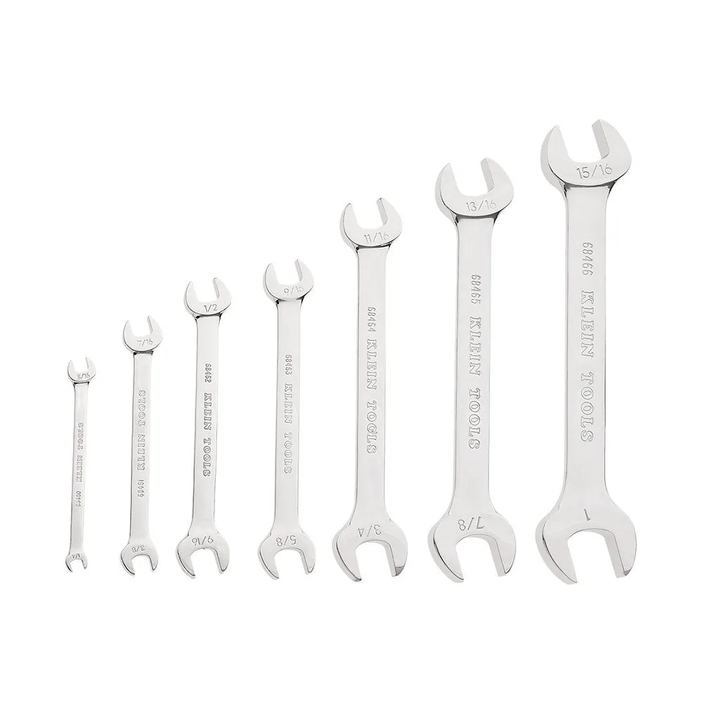 Klein Tools 68452 Open-End Wrench Set, 7-Piece